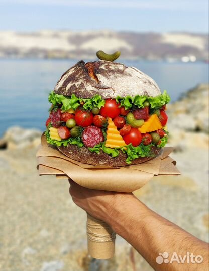 Мужской, мясной, съедобный букет