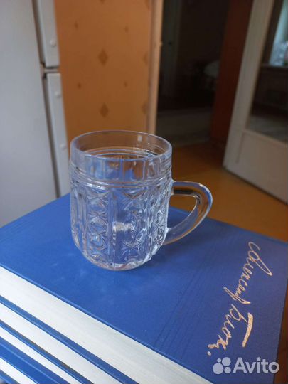 Кружка, ваза под торт хрусталь