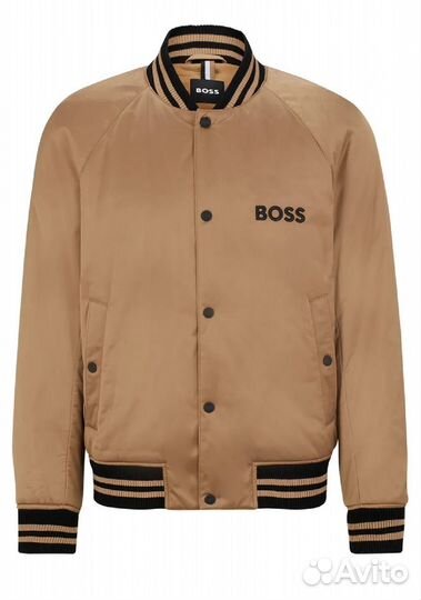 Куртка бомбер Boss из атласа