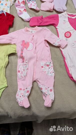 Одежда для новорожденных пакетом, на девочку, 56-6