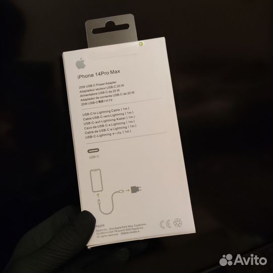 Кабель и блок на iPhone Type C на lightning