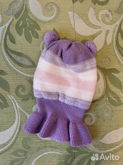 Шапка зимняя для девочки 52 54