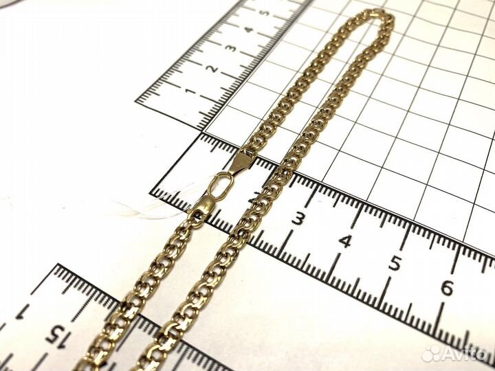 Цепь золотая 48 см (нс13)
