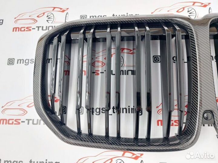 Решетка радиатора BMW Х7 G07 M-Style карбон