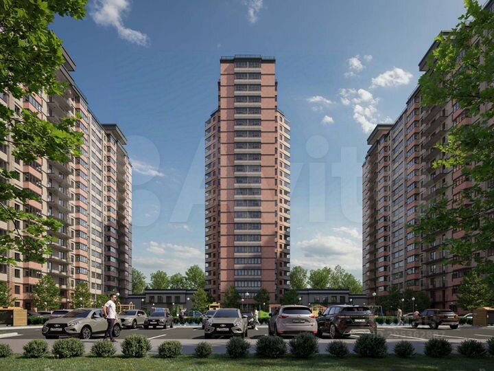 3-к. квартира, 89 м², 2/18 эт.