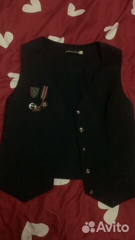 Жилет школьный для девочки