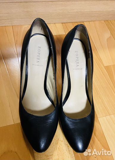 Итальянские туфли 37; кожа