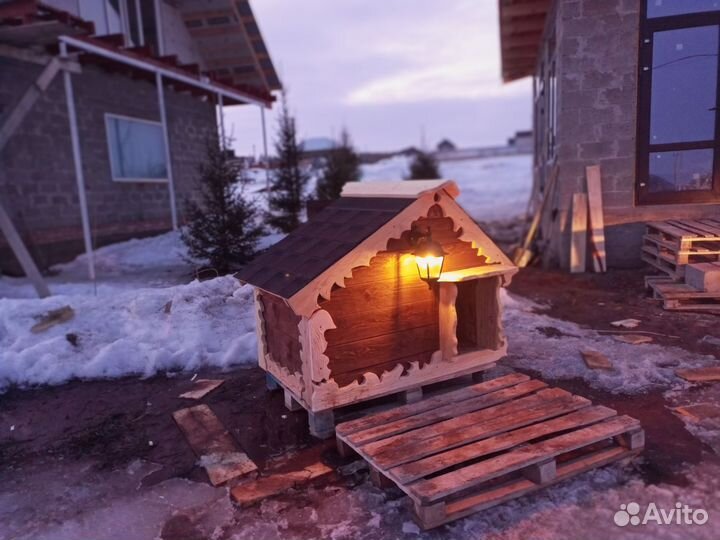 Будка для собаки утепленная