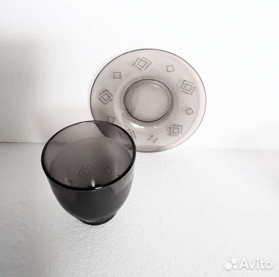 Посуда черное стекло