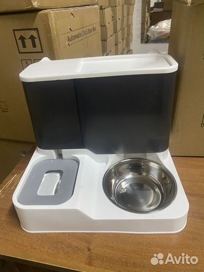 Автокормушка и автопоилка для кошек и собак