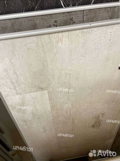 Кварцвиниловая плитка мрамор, бетон, камень