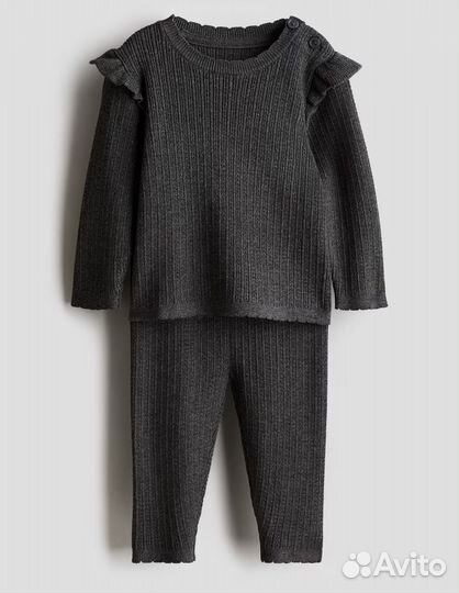 Вязаный костюм для девочки H&M 86,92
