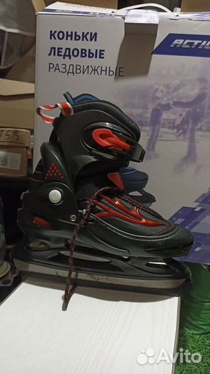 Коньки раздвижные 34 37