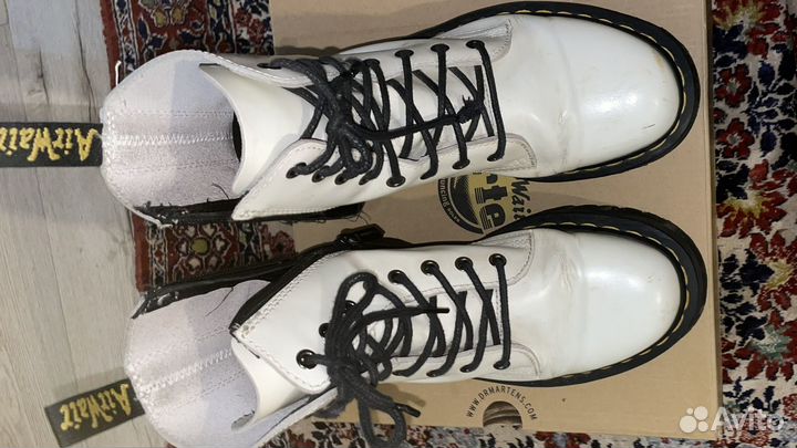 Dr Martens белые 1460 Jadon без меха