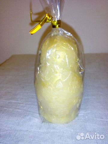 Свеча матрешка, ручная работа, нат. воск