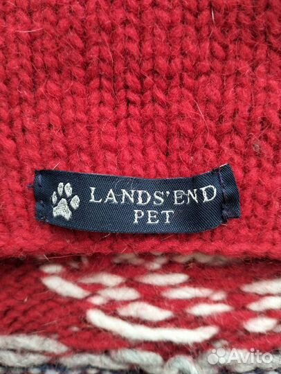 Вязаный свитер Олени пр-ва США для чихуа, йорков