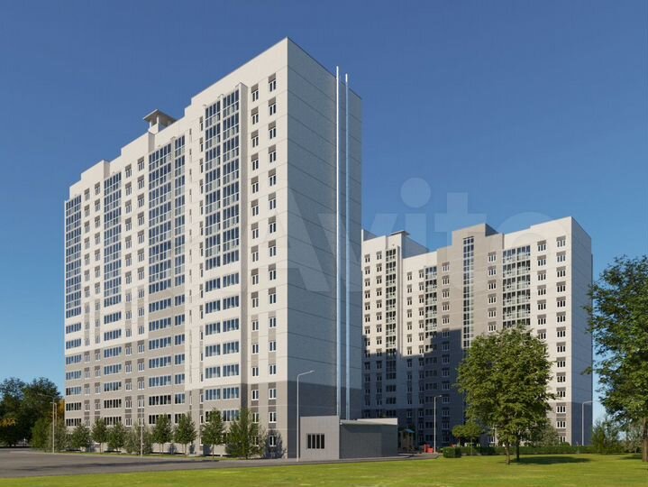 2-к. квартира, 61,6 м², 3/17 эт.