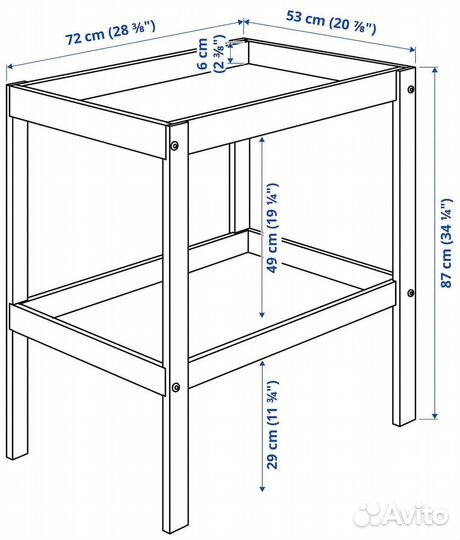 Пеленальный столик IKEA