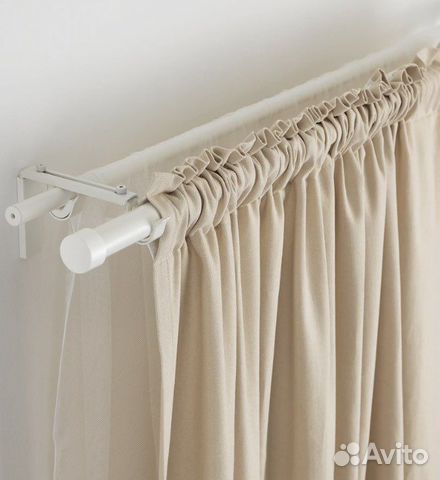 Штанги к карнизу IKEA Хугад Рэкка