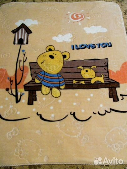 Плед велюровый детский