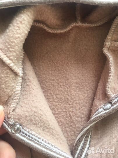 Комбинезон из футера с начесом 68