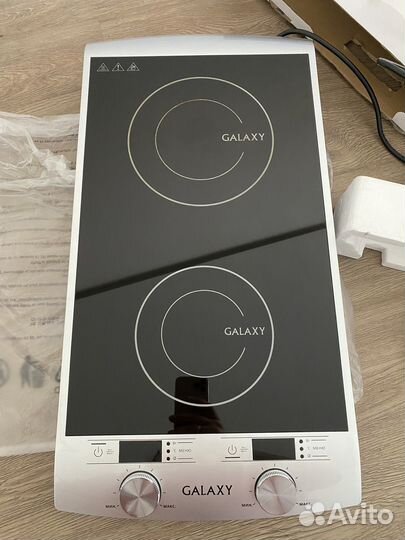 Индукционная плита 2 конфорки настольная