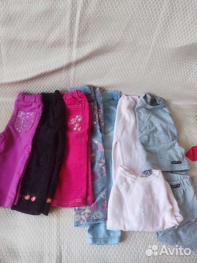 Вещи пакетом для девочки 80-92