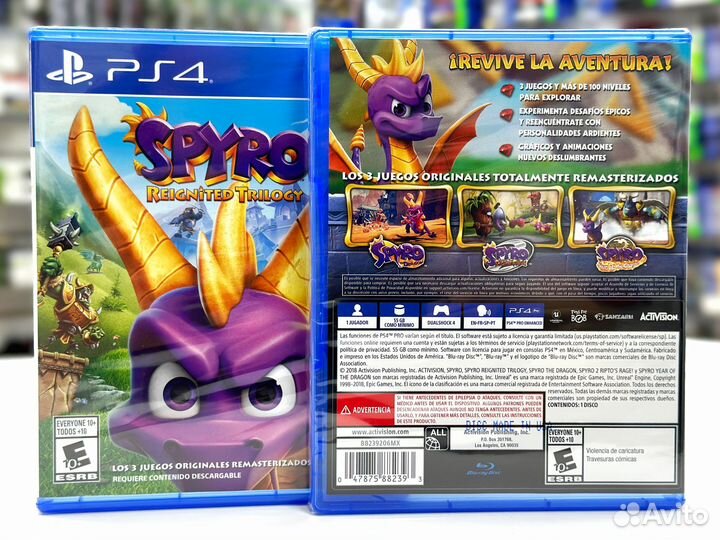 Spyro Reignited Trilogy (PS4) NEW