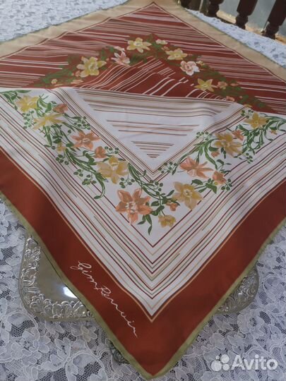 Jim Renoir винтажный платок Италия