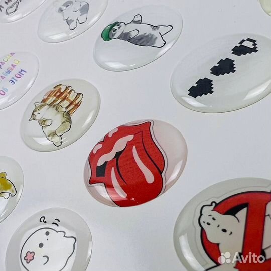 3D стикеры, объемные наклейки на телефон оптом