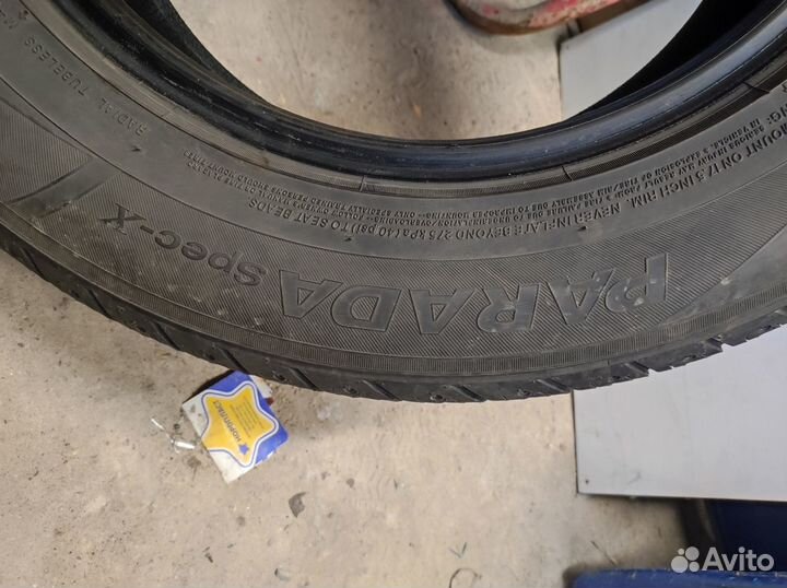 Yokohama Parada Spec-X 225/65 R17