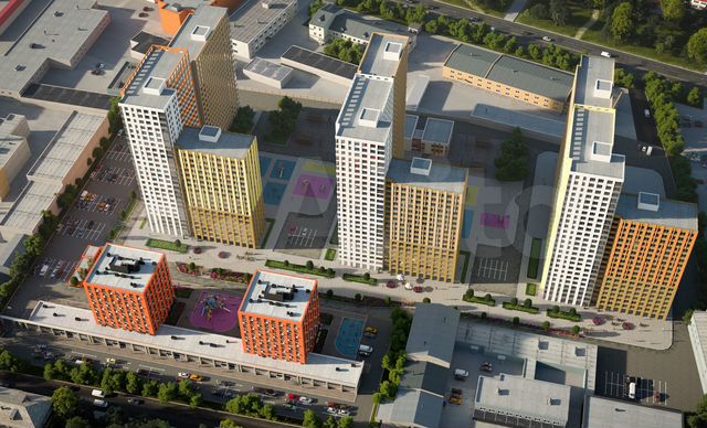 2-к. квартира, 57,1 м², 21/25 эт.