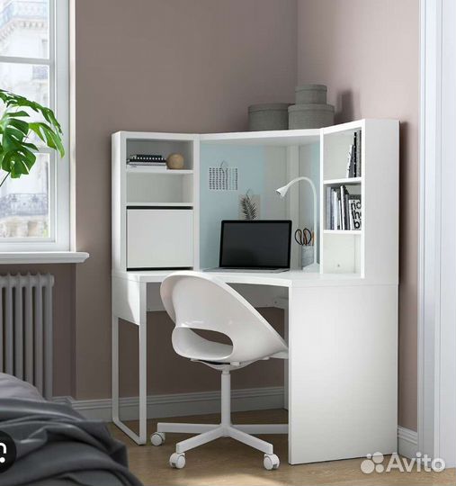 Письменный стол IKEA угловой белый б/у