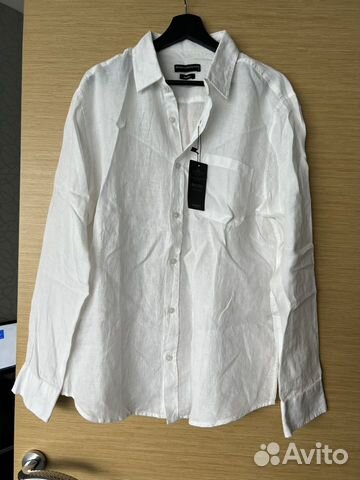 Рубашка мужская 100 лен, размер 54 объявление продам