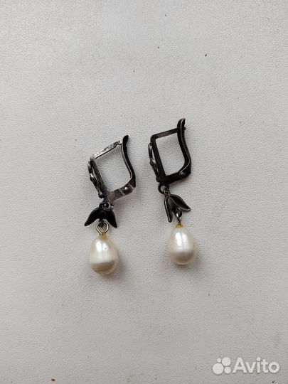 Серьги с жемчугом