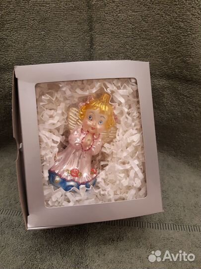 Ангел елочная игрушка Impuls, стекло