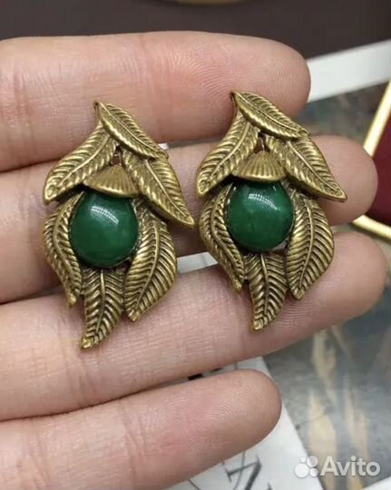 Коасивые серьги и брошь от Monet