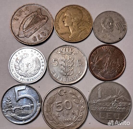 100 монет Со Всего Света. Без повторов. Коллекция