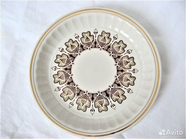 Блюдца из кофейного сервиза Дубок Рига СССР