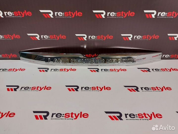 Накладка на 5-ю дверь Prado 150 13-17г Хром