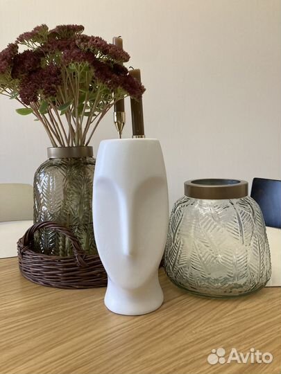 Ваза для цветов цветное стекло