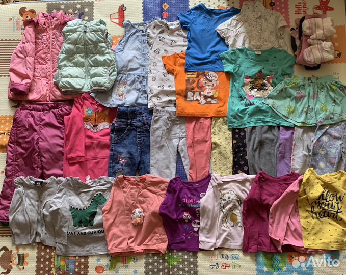 Вещи пакетом на девочку 86