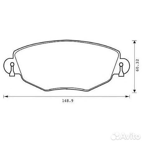 Колодки дисковые Sangsin SP2030