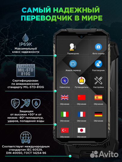 Электронный голосовой переводчик Revolution X69K