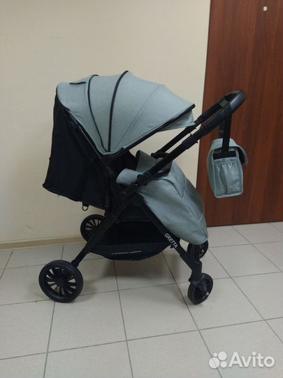 Новая коляска с перекидной ручкой Farfello (хаки)