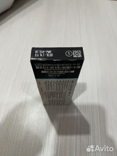 Линзы контактные Cooper Vision (8.6 14.1 -10.00)