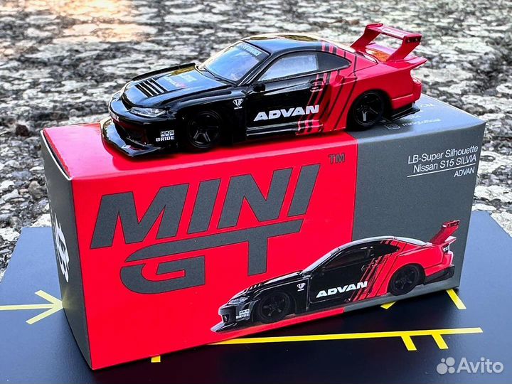 Nissan Silvia S15 Advan Mini GT 1 64 New