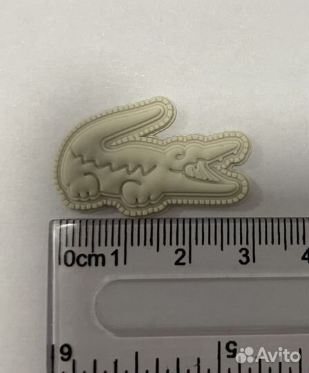 Нашивка Lacoste силиконовая