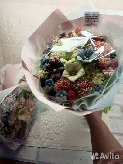 Букеты из шоколадных цветов. Есть без сахара