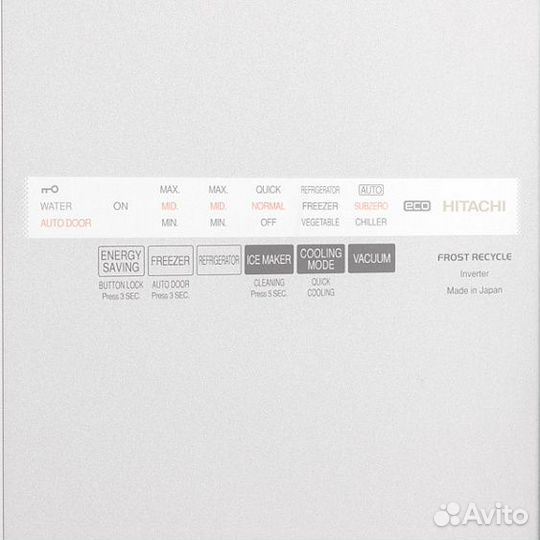 Холодильник side-by-side hitachi r-c 6800 u xs sil